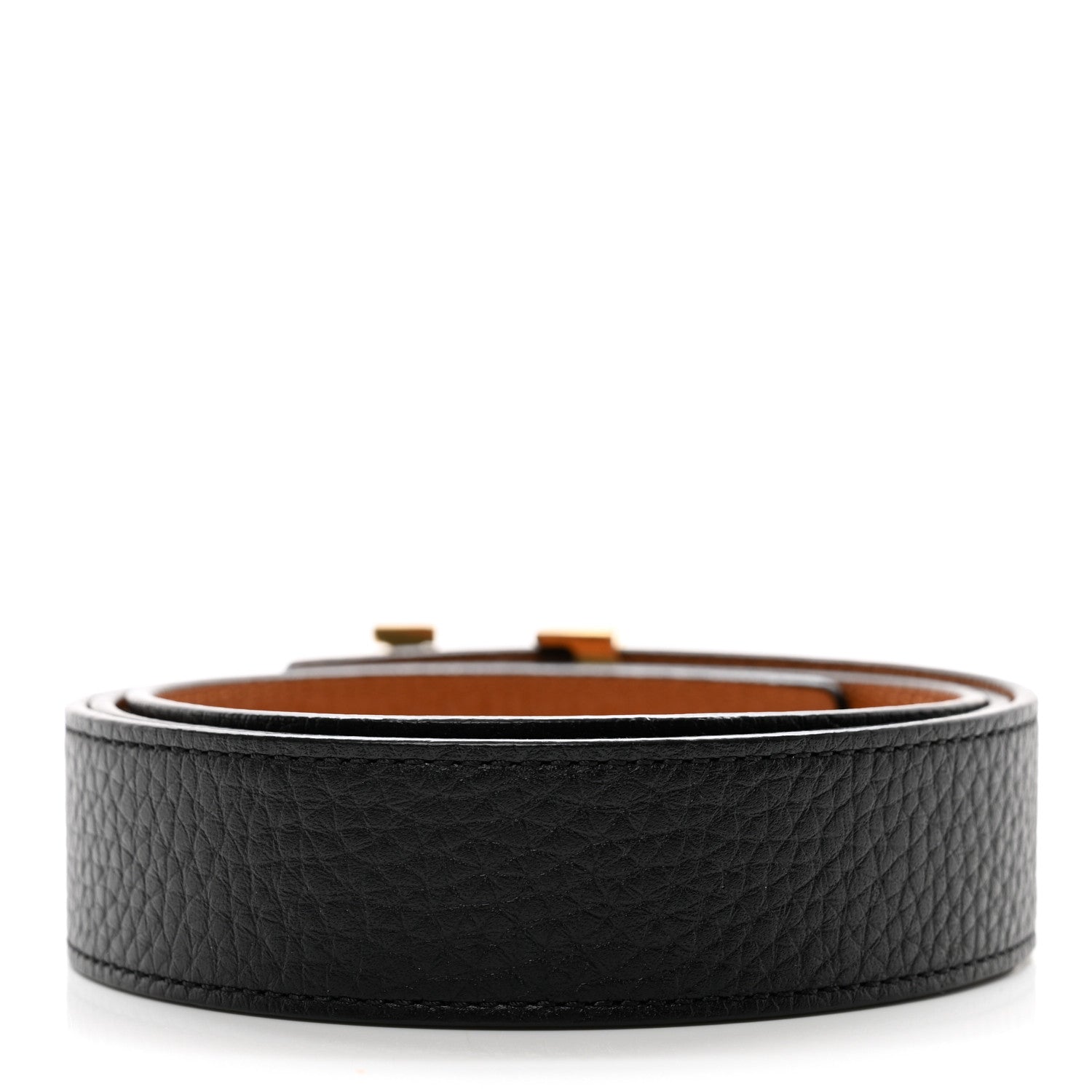 Louis Vuitton Taurillon Calfskin 30mm LV Initiales Reversible Belt 90 36 Black 2 of 6