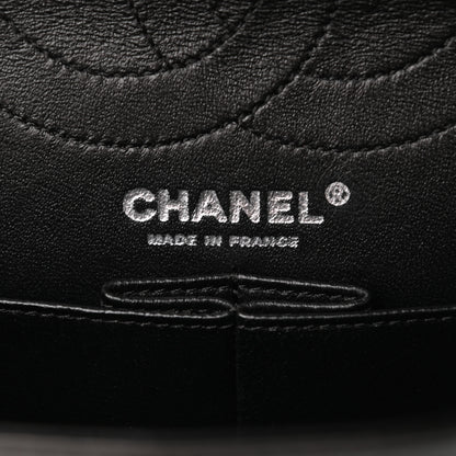 Chanel Metallic Aged Calfskin Quilted 2.55 Reissue 226 Flap Black 6 of 11