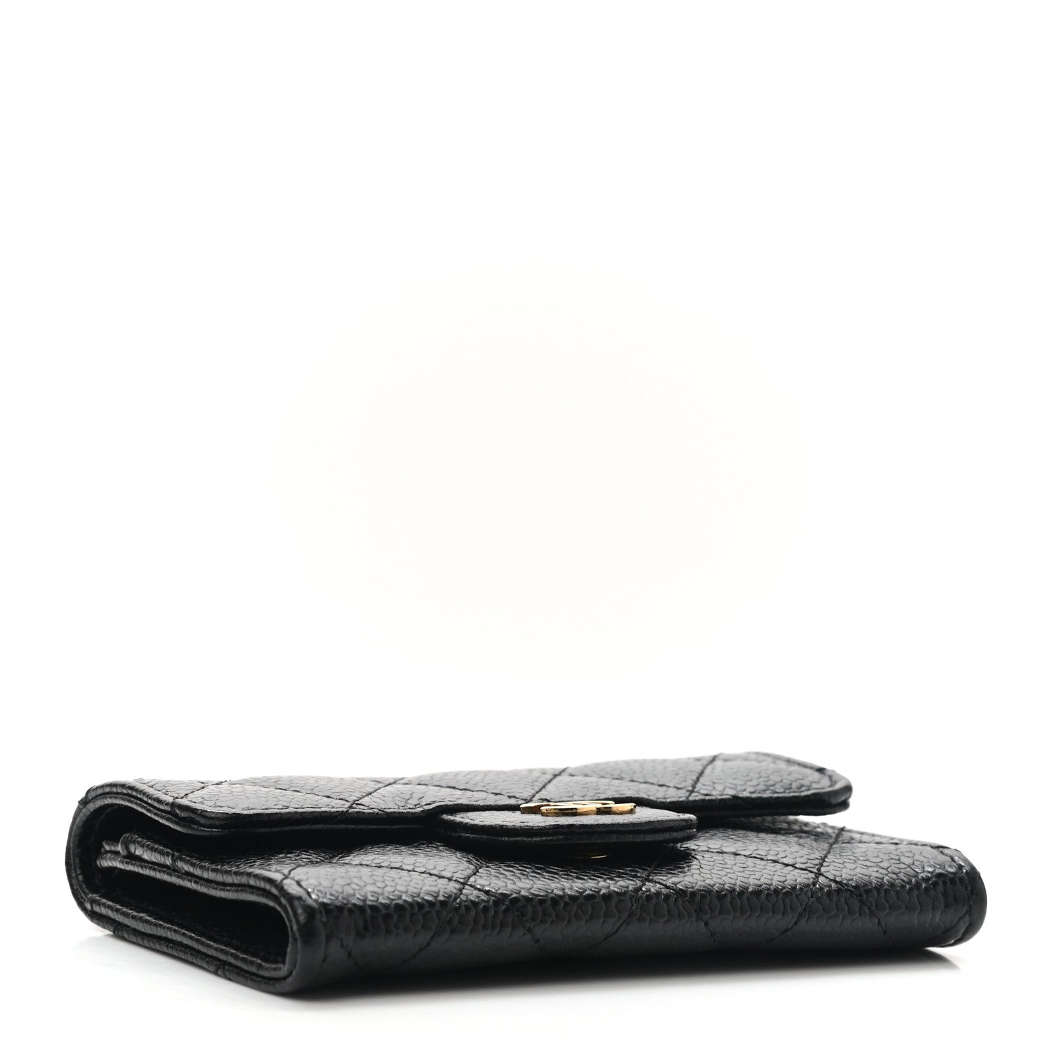 Chanel Caviar Quilted Flap Card Holder Black 4 of 9