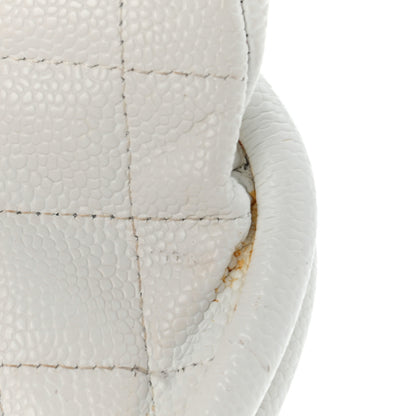 Chanel Caviar Quilted Timeless Clutch White 15 of 16