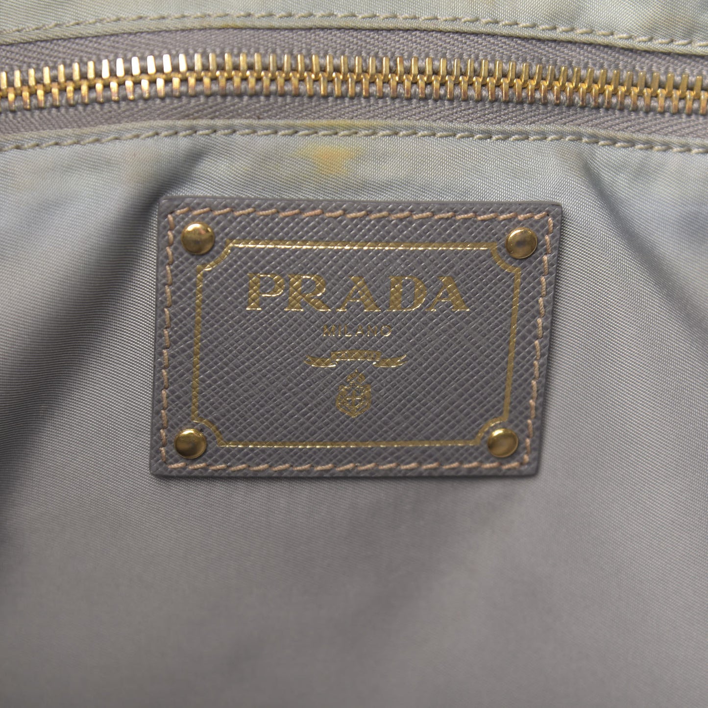 Saffiano Tessuto Nylon Tote Petrolio