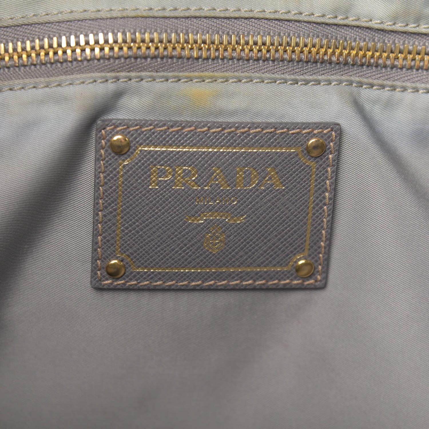 Prada Saffiano Tessuto Nylon Tote Petrolio 5 of 14