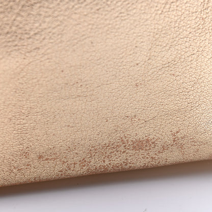 Saint Laurent Metallic Textured Patent Large Y-Mail Tote Gold 12 of 15