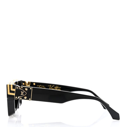 Louis Vuitton Acetate 1.1 Millionaires Sunglasses Z1165E Black 3 of 9