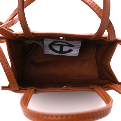 Telfar Vegan Leather Small Shopping Bag Tan 5 of 11