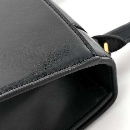 Balenciaga Shiny Box Calfskin Hourglass Top Handle Bag XS Black 13 of 13
