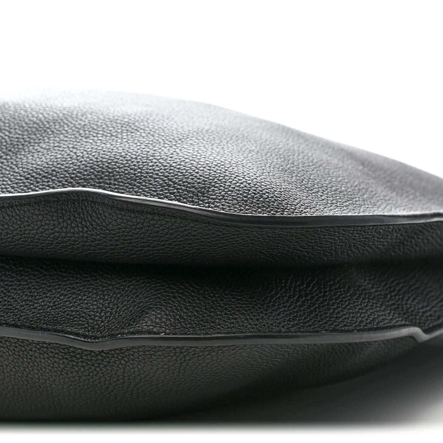 Grain Calfskin Large Tara Crossbody Black