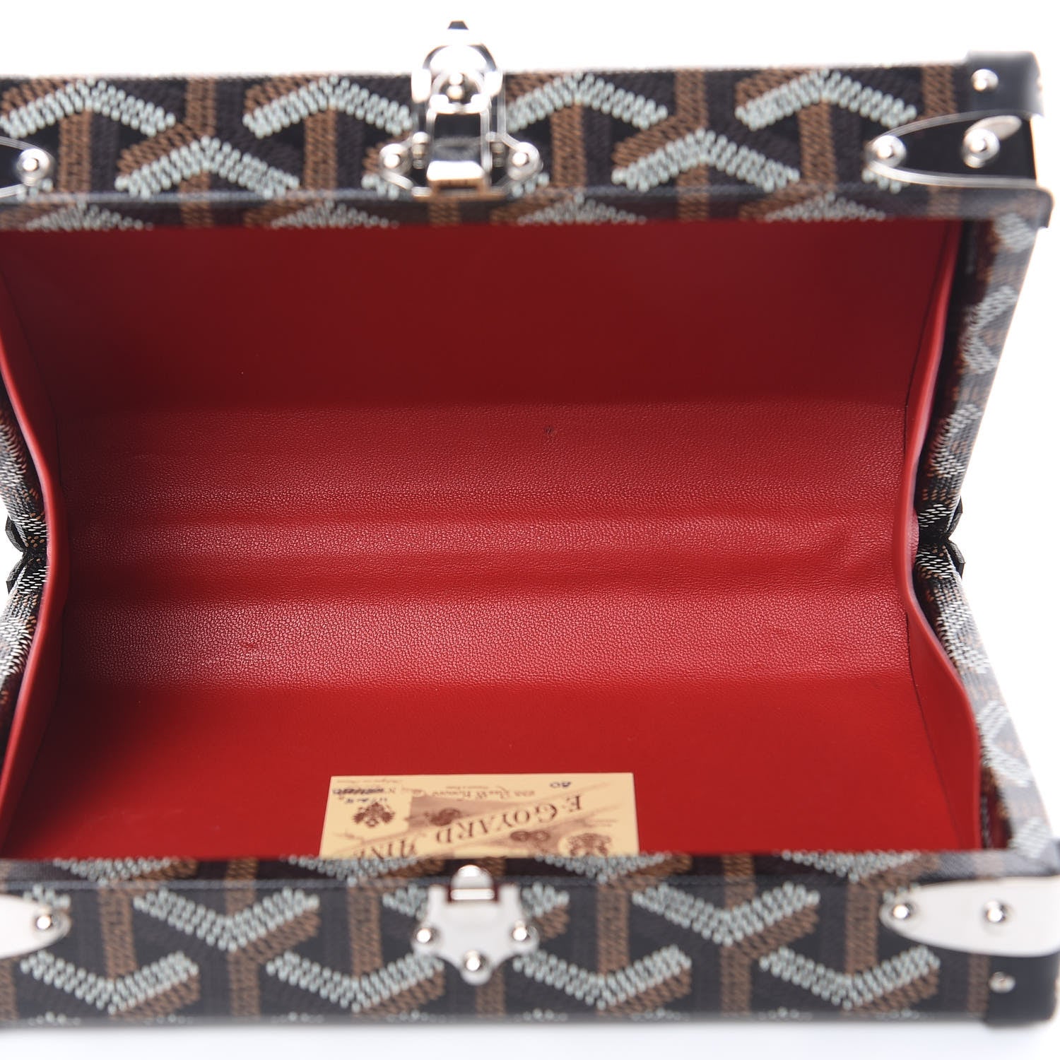 Goyard Goyardine Minaudiere Trunk Bag Black 6 of 13
