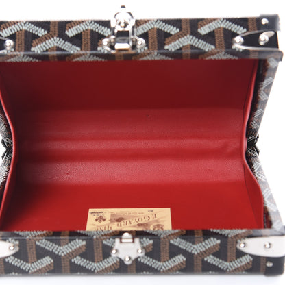Goyard Goyardine Minaudiere Trunk Bag Black 6 of 13
