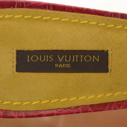 Louis Vuitton Denim Monogram Mules 37.5 5 of 6