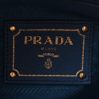 Prada Vitello Daino Hobo Cobalt 6 of 12