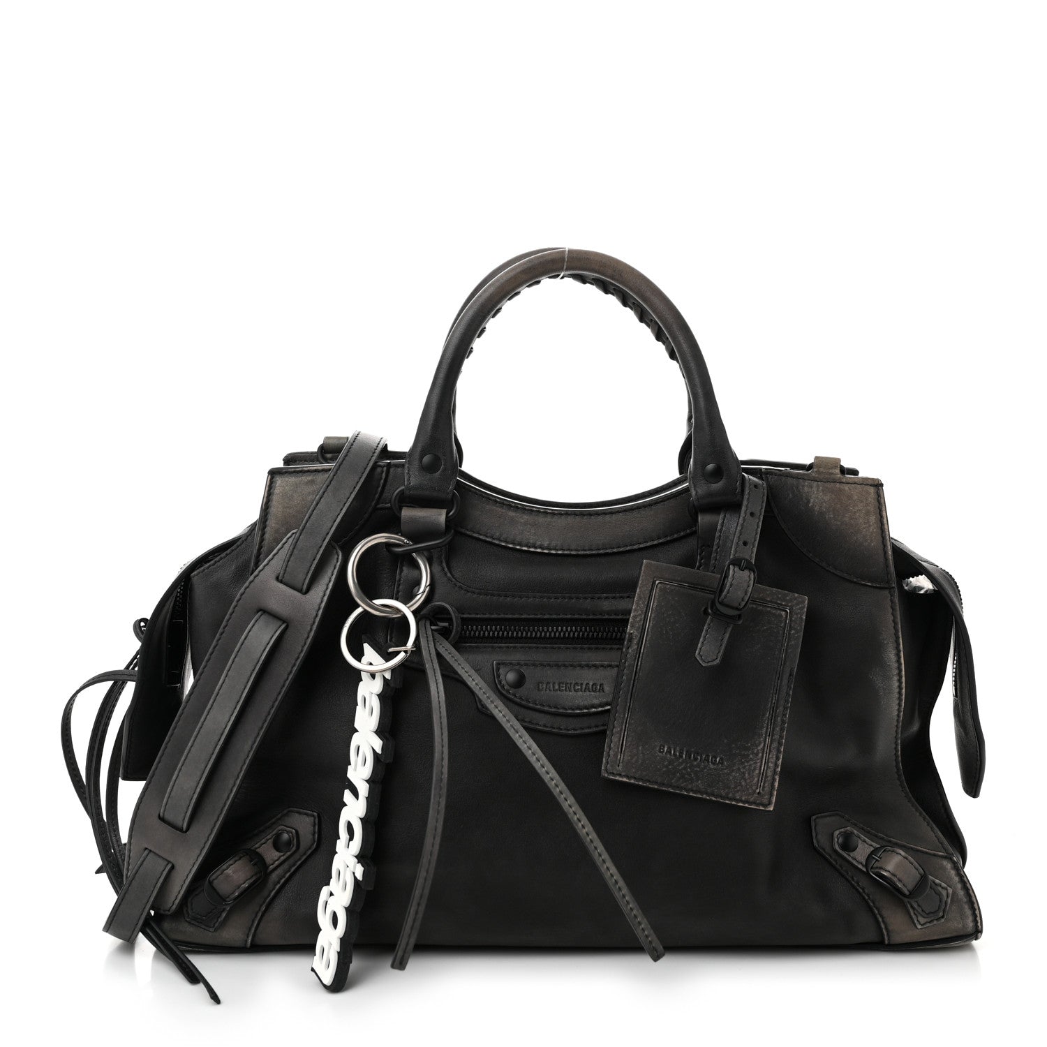 Balenciaga Calfskin Black Hardware Neo Classic City Black 1 of 10
