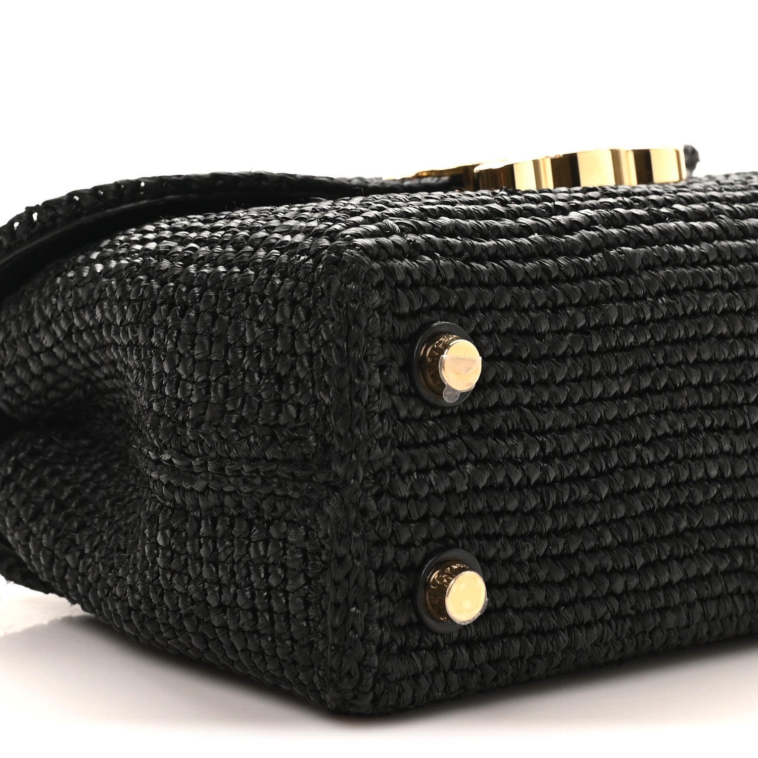 Celine Raffia Calfskin Teen Nino Black 8 of 9