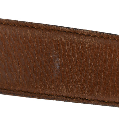 Gucci Calfskin Double G Belt 90 36 Brown 5 of 6