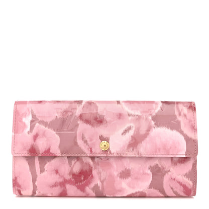 Louis Vuitton Vernis Ikat Sarah Wallet Rose Velours 1 of 9