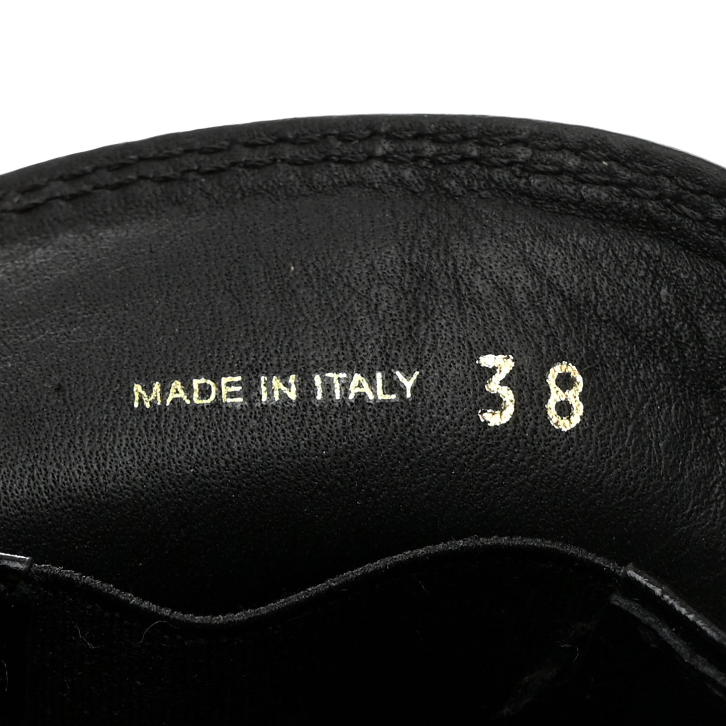 Spazzolato Metal Triangle Logo 50mm Loafers 38 Black