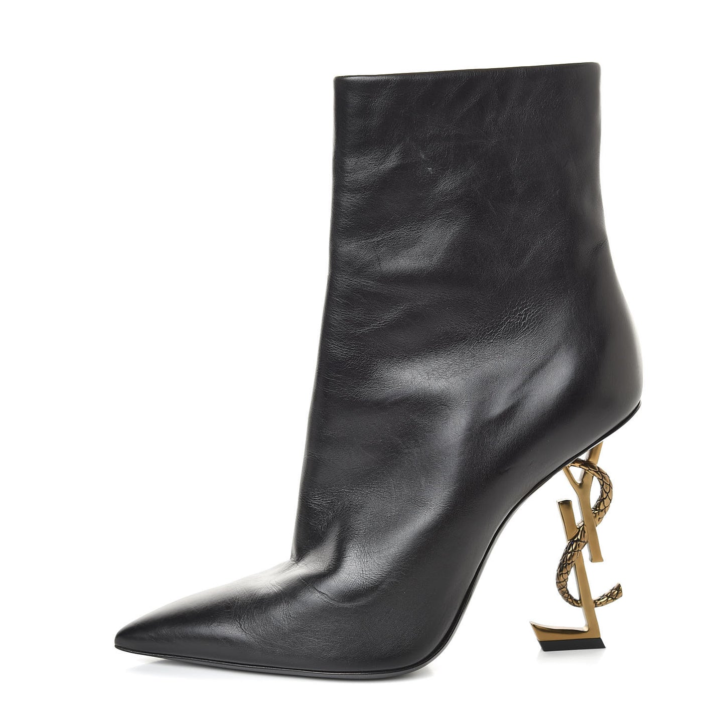 Calfskin Opyum Ankle Boot 40 Black