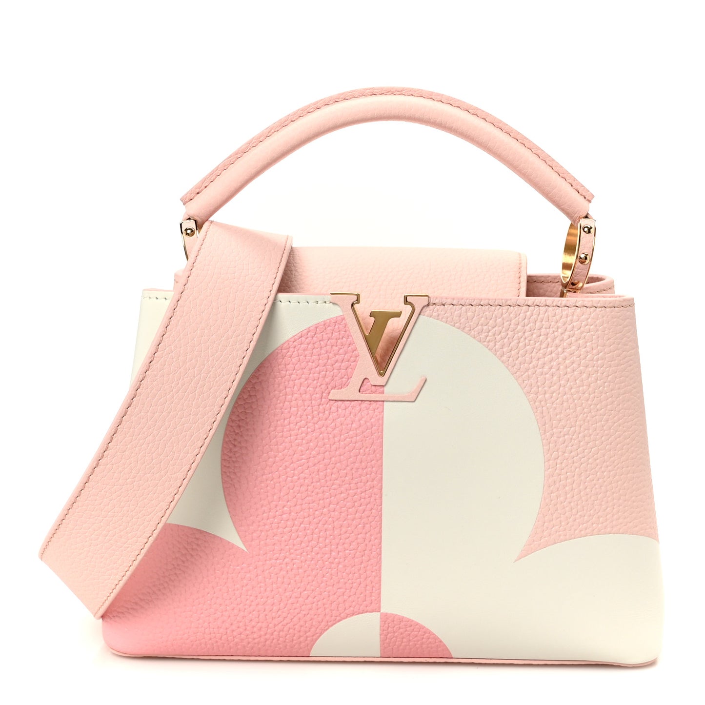 Taurillon Monogram Flower Capucines BB Pink Creme