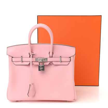 Hermes Swift Birkin 25 Rose Sakura 10 of 10