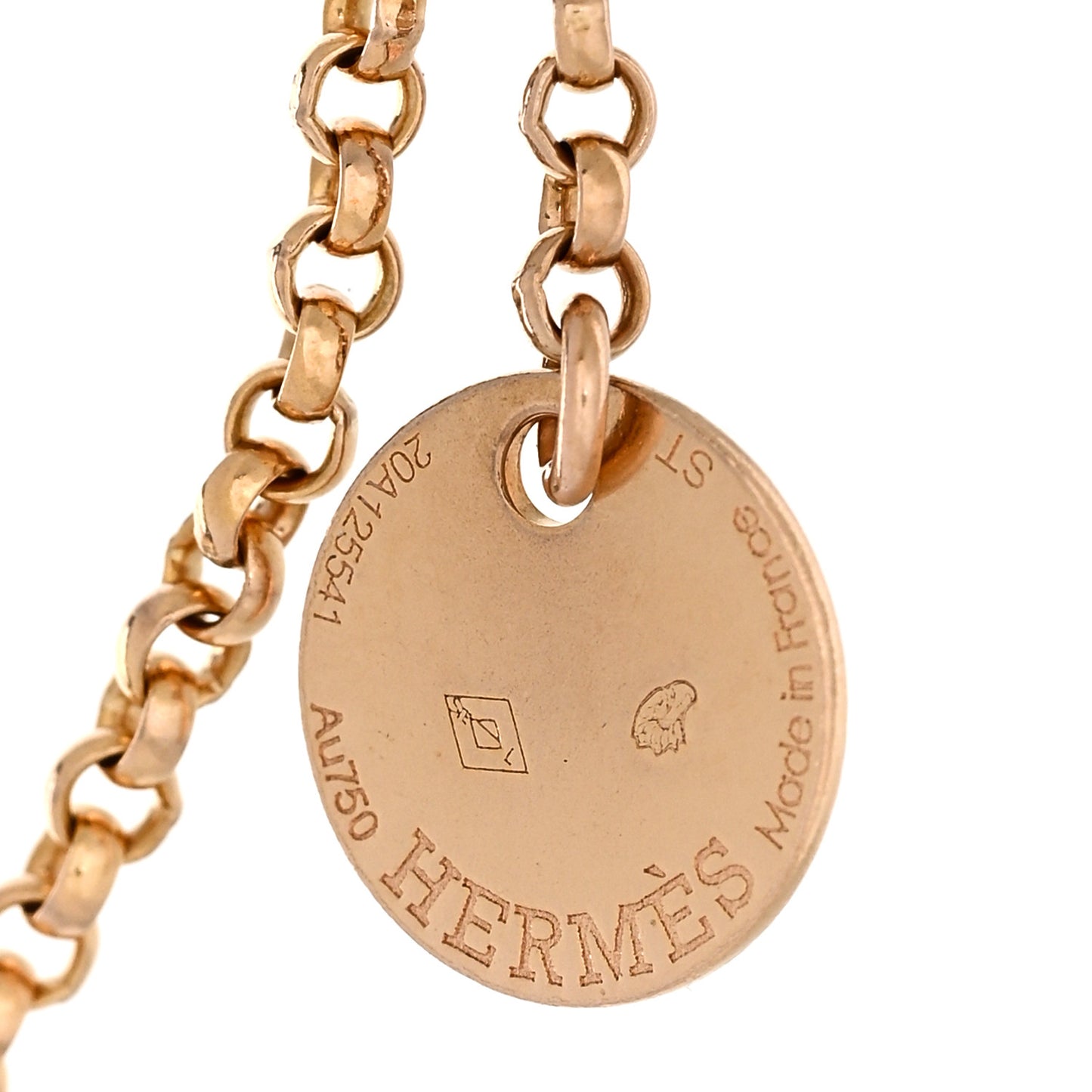 18K Rose Gold Diamond PM Kelly Clochette Bracelet ST