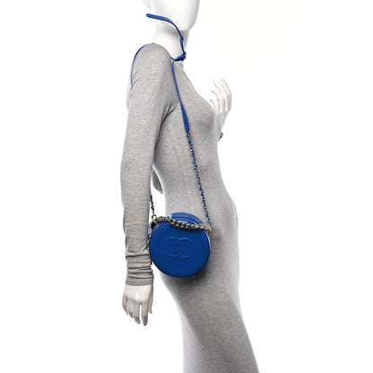 Chanel Patent Round As Earth Evening Bag Blue 2 of 10