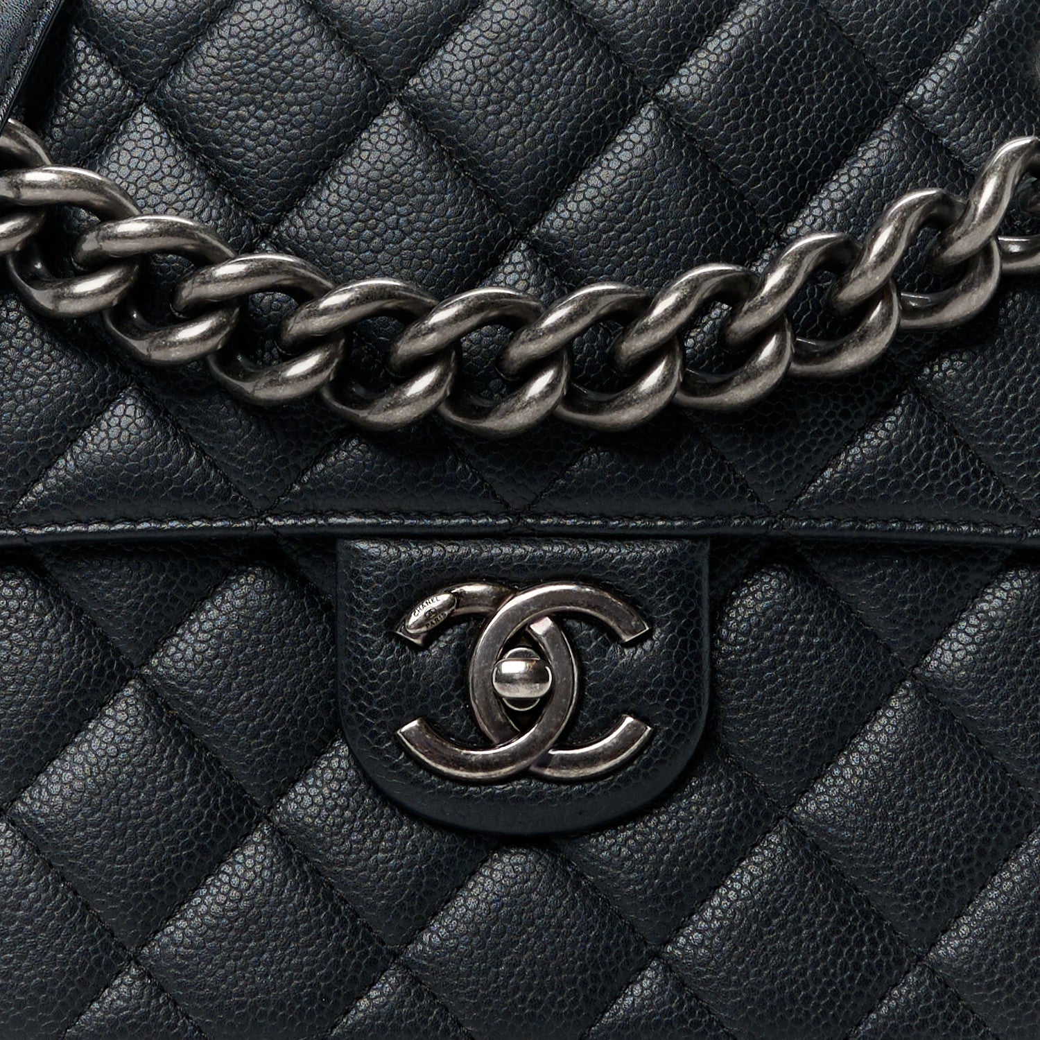Chanel Caviar Quilted Medium Retro Class Flap Black 9 of 12