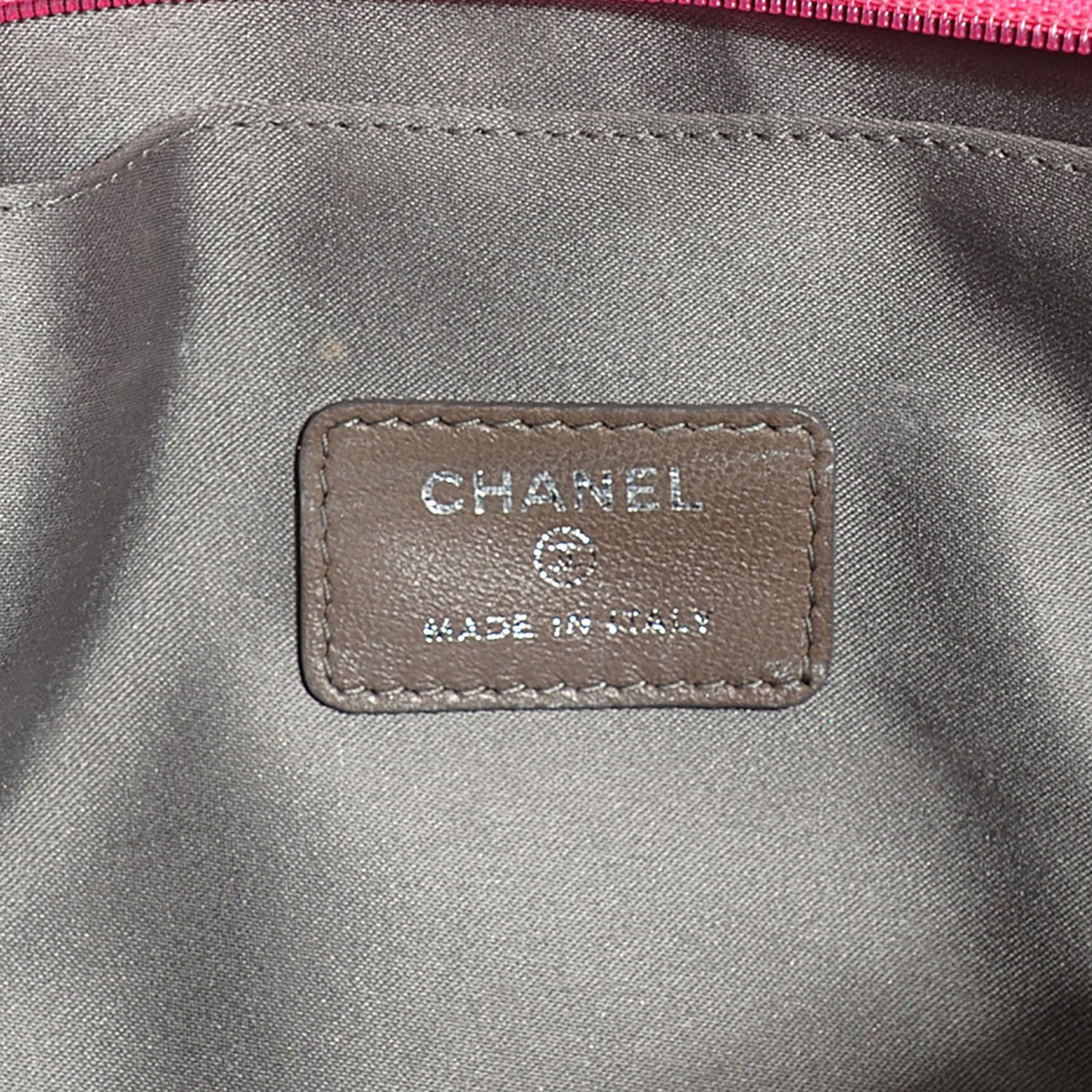 Chanel Patent Calfskin Lucky Symbols Pochette Pink 6 of 7