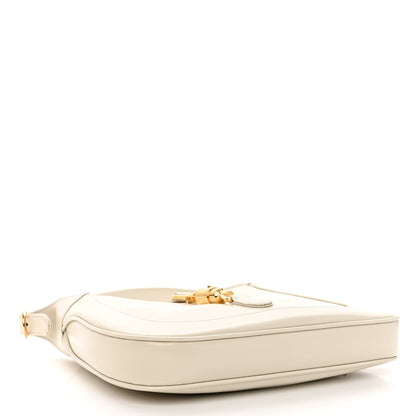 Gucci Boarded Dyana Lux Calfskin Small Jackie 1961 Hobo Mystic White 4 of 11