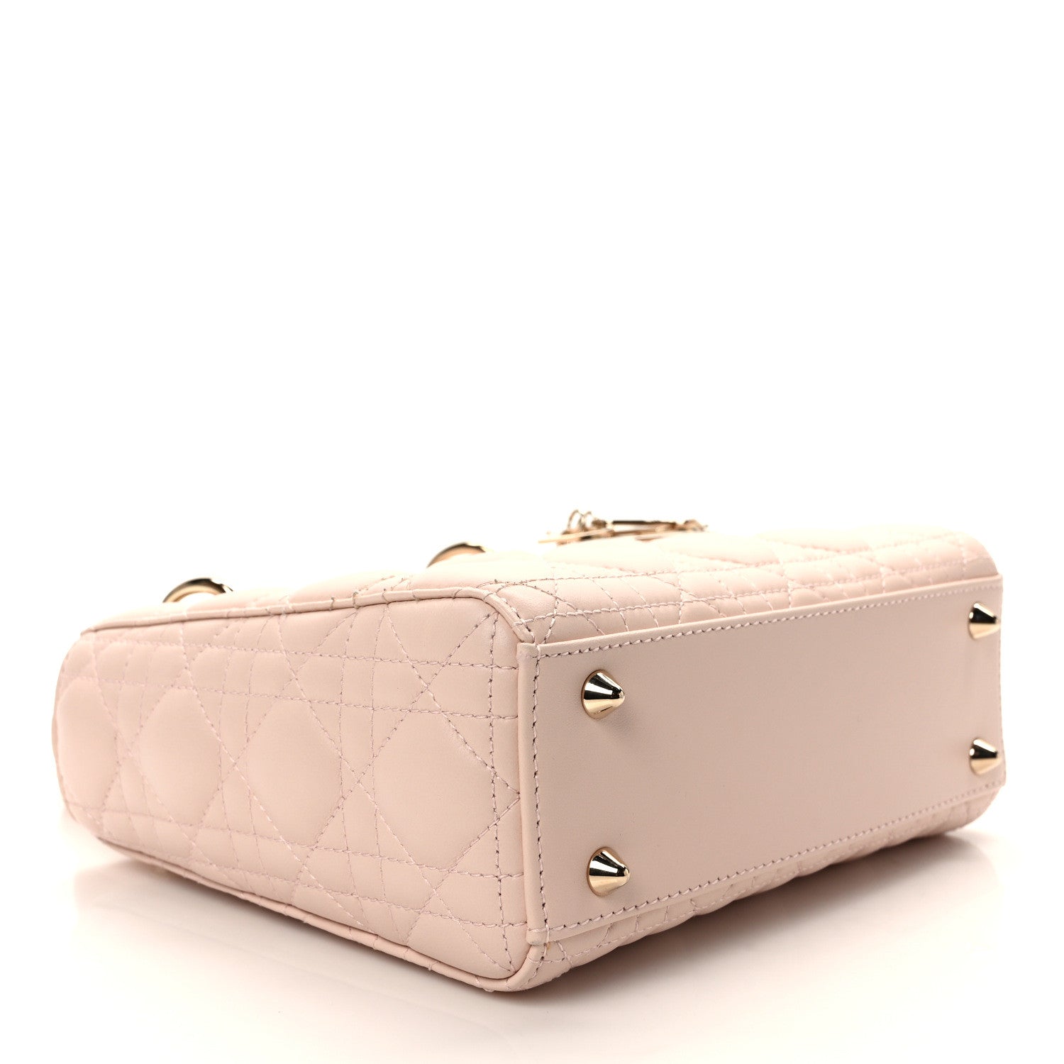 Christian Dior Lambskin Cannage Small My ABCDior Lady Dior Light Pink 4 of 8