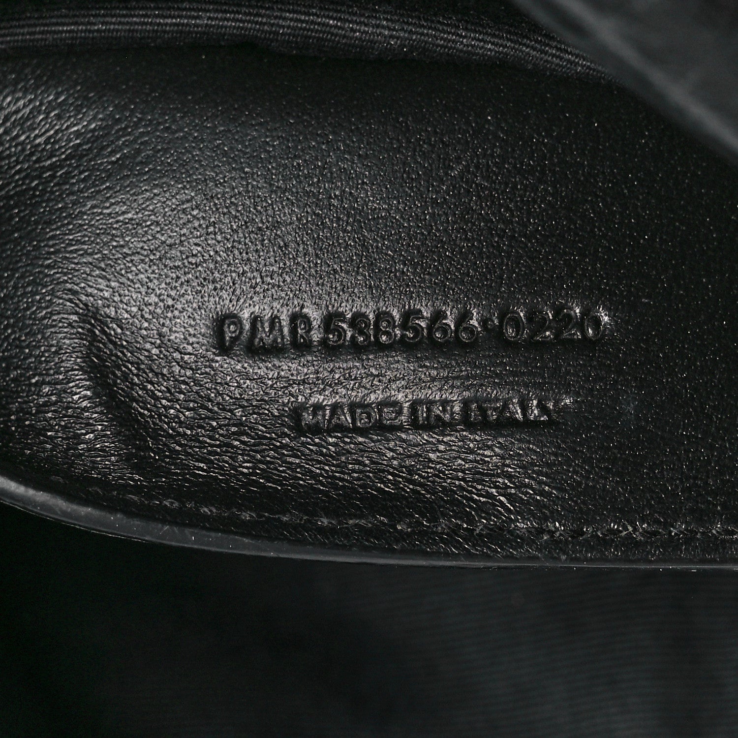 Saint Laurent Crinkled Calfskin Matelasse Monogram Baby Niki Chain Satchel Black 6 of 10