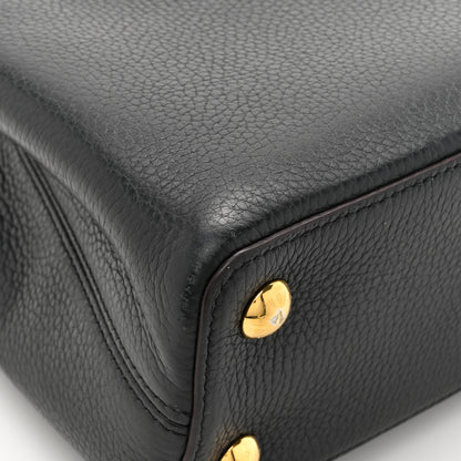 Louis Vuitton Taurillon Capucines BB Black 18 of 19