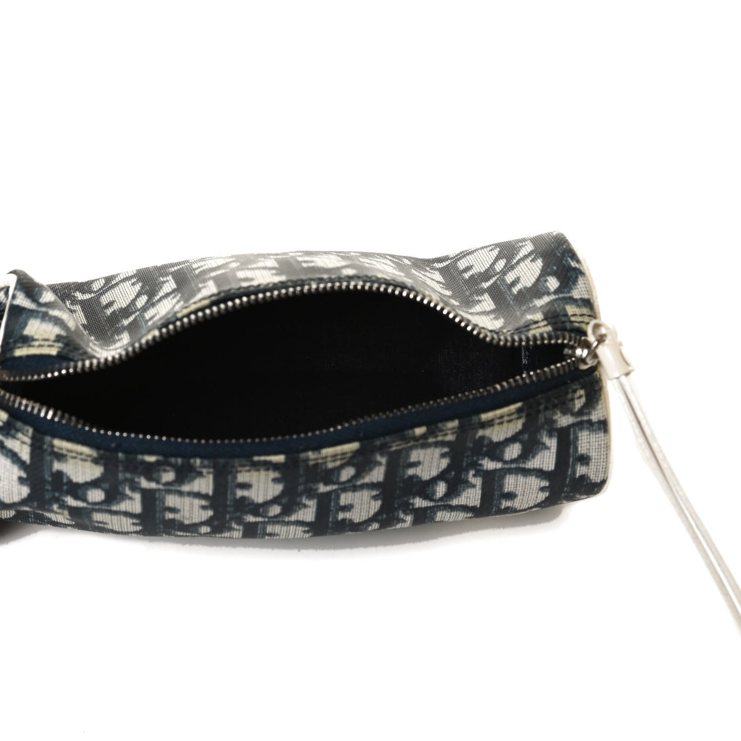 Monogram Girly Cosmetic Case Black White
