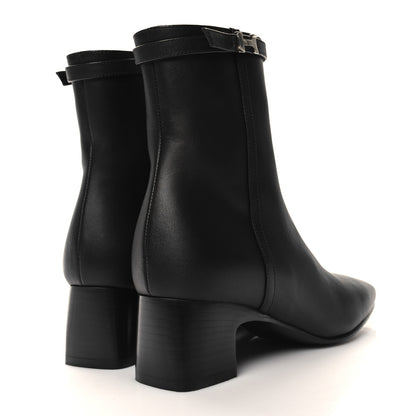 Hermes Calfskin Hommage Ankle Boots 36 Black 4 of 9