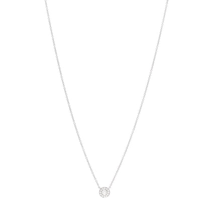 Tiffany Platinum Diamond Circlet Pendant Necklace 1 of 6