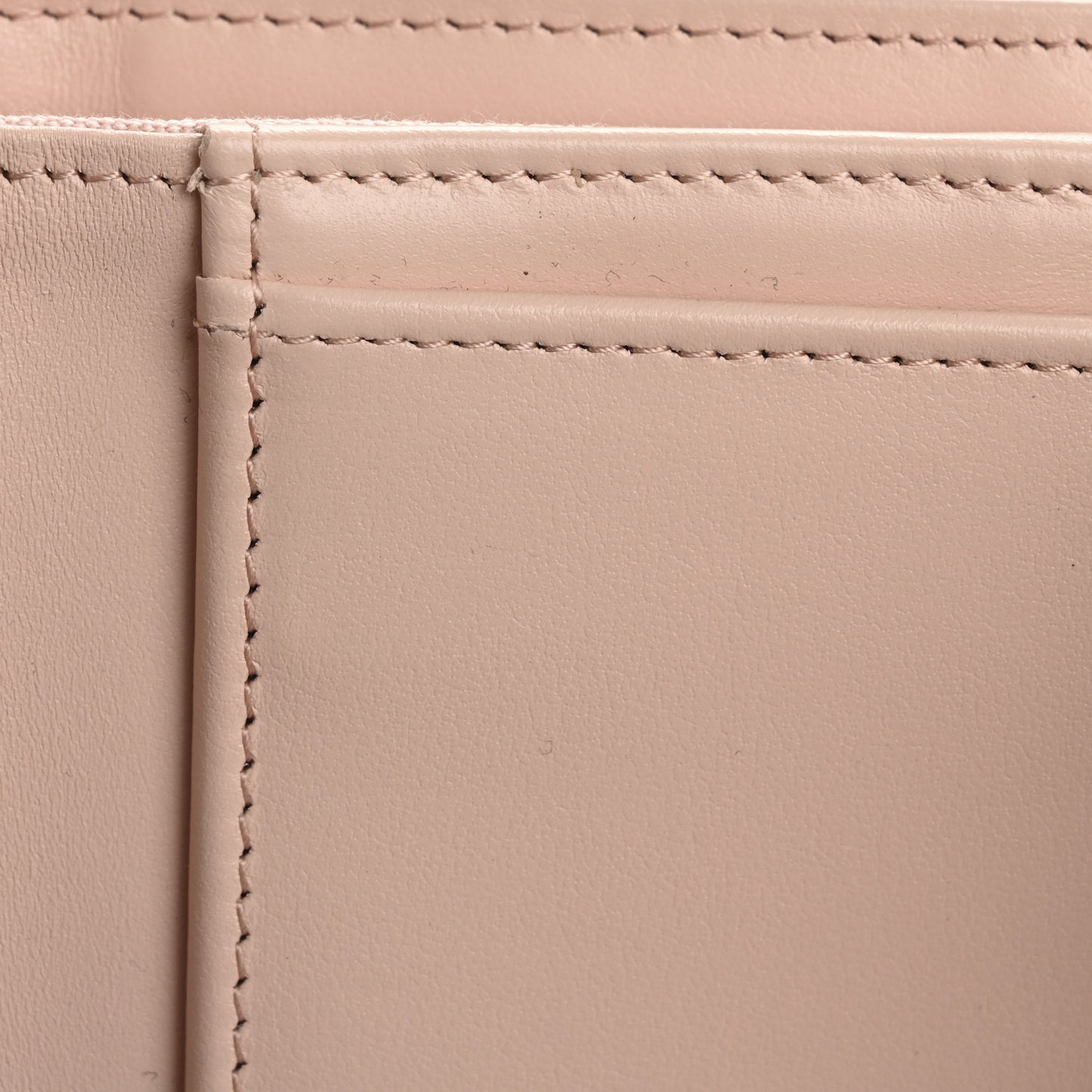 Caviar Quilted Medium Flap Wallet Light Pink