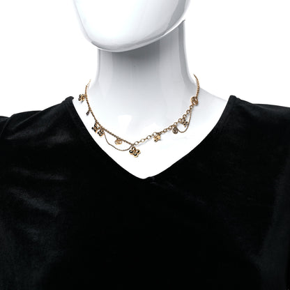 Louis Vuitton Metal Blooming Supple Necklace Gold 2 of 7
