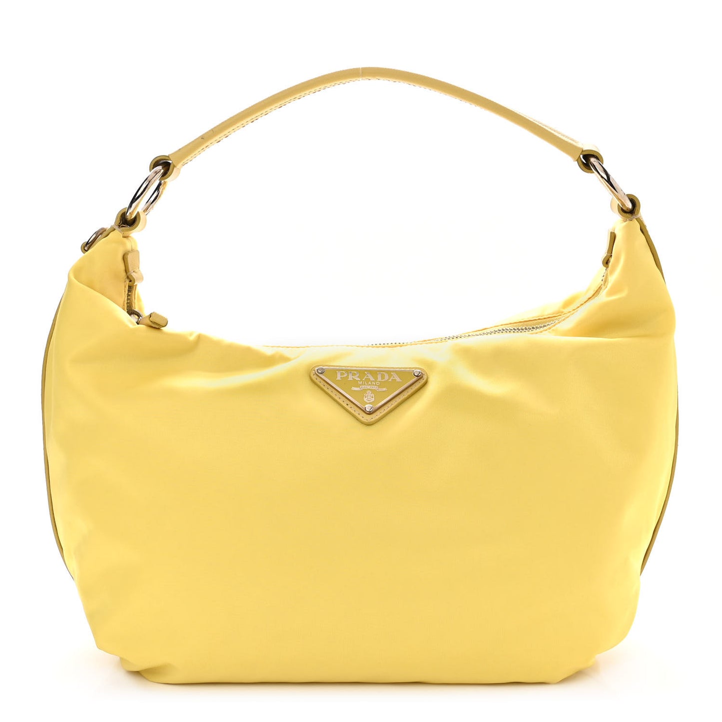 Tessuto Nylon Saffiano Sacca Shoulder Bag Ananas