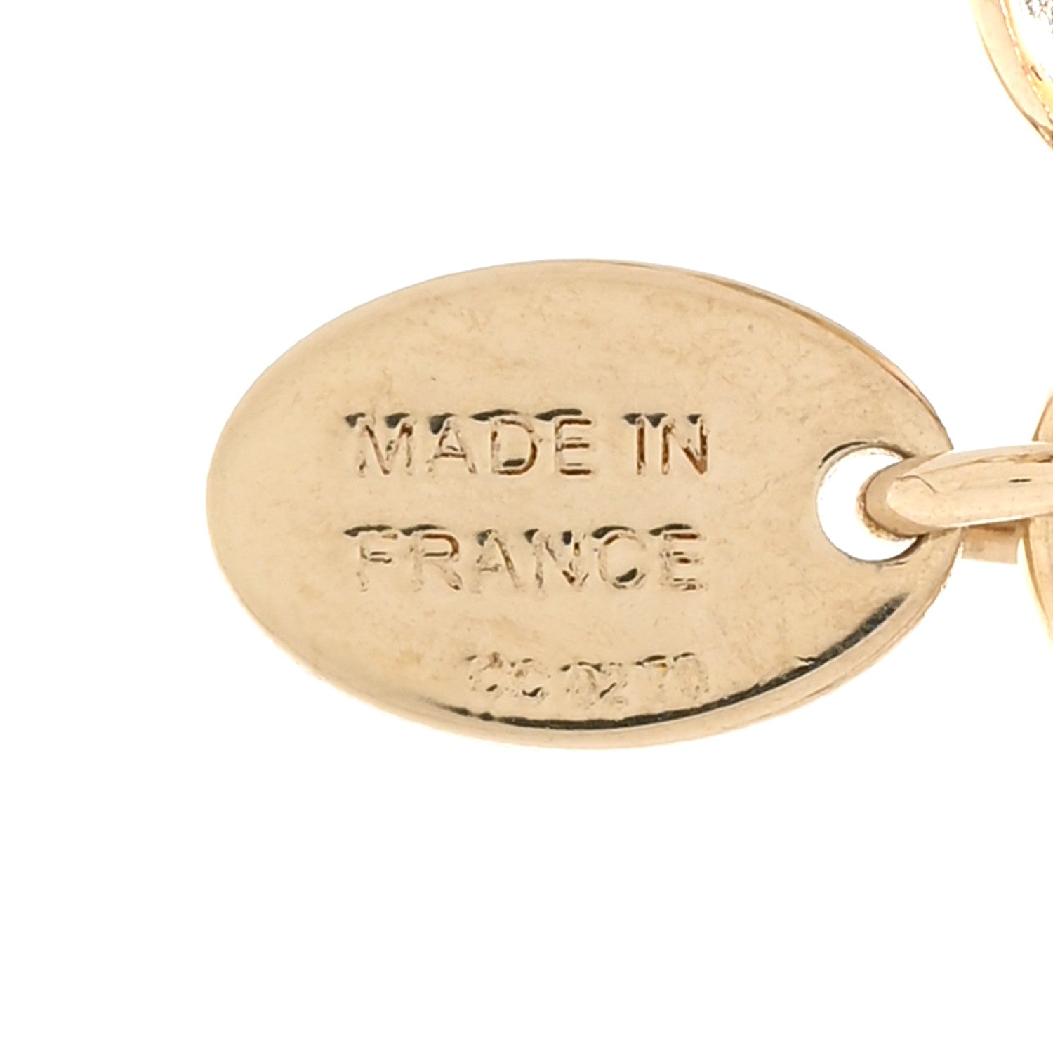 Hermes Amulette Laquee Kelly Pendant Necklace Gold Multicolor 7 of 7