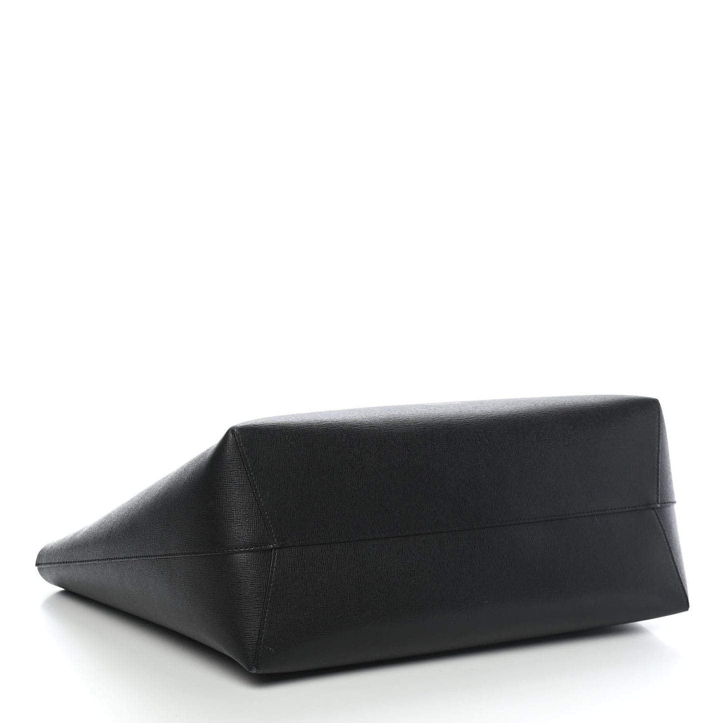 Saffiano Large Shopping Tote Black Flamma
