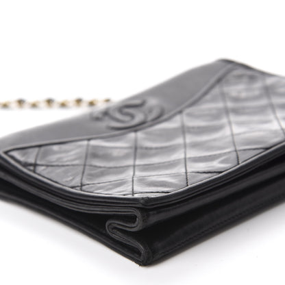 Chanel Lambskin Quilted CC Small Single Flap Black 5 of 12