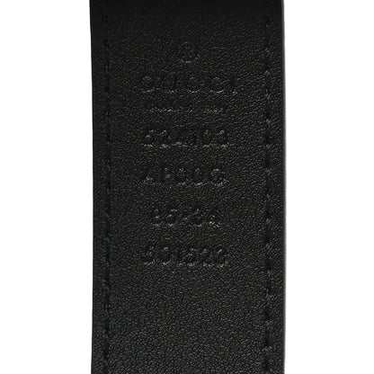 Gucci Moon Calfskin Torchon Double G 25mm Belt 85 34 Black 4 of 6