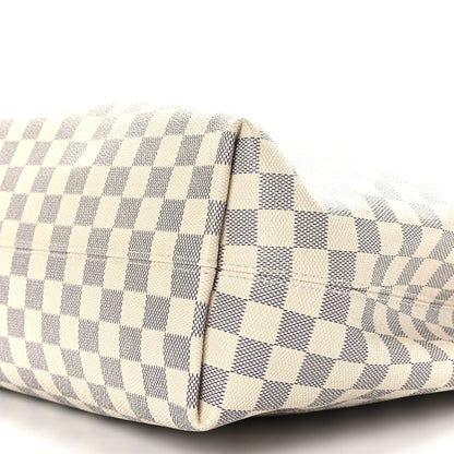 Louis Vuitton Damier Azur Graceful MM Rose Ballerine 8 of 9