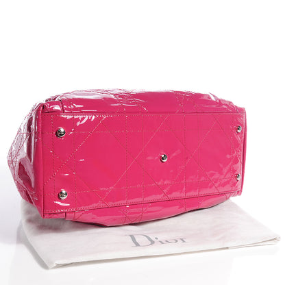 Christian Dior Patent Cannage Medium Le Trente Tote Framboise 4 of 8