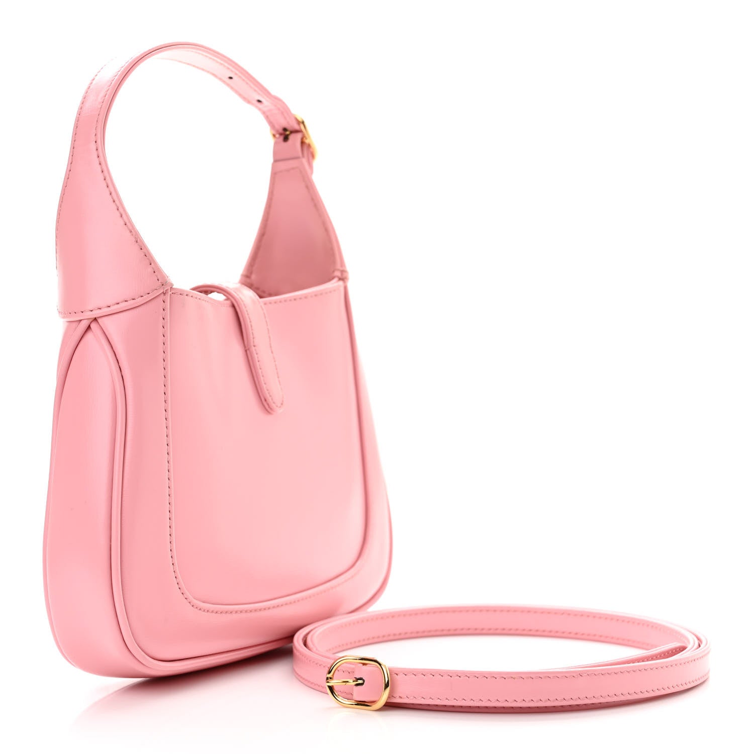 Gucci Boarded Dyana Lux Calfskin Mini Jackie 1961 Hobo Wild Rose 3 of 10