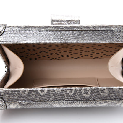 Louis Vuitton Lizard Petite Malle Silver 4 of 11