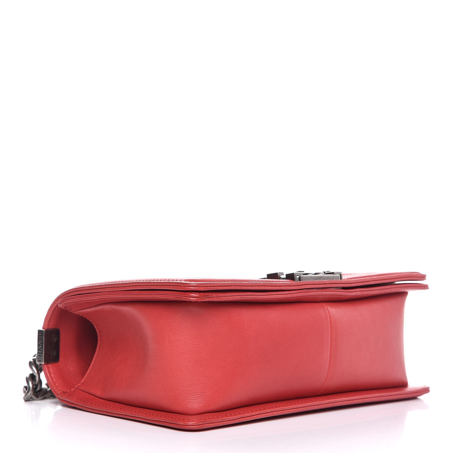 Chanel Calfskin Quilted Medium Boy Flap Red 4 of 9