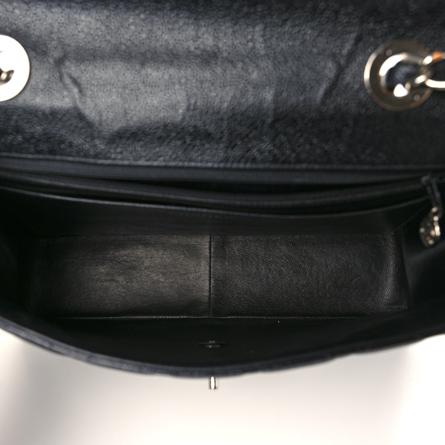 Chanel Caviar Quilted Jumbo Single Flap Black 5 of 10