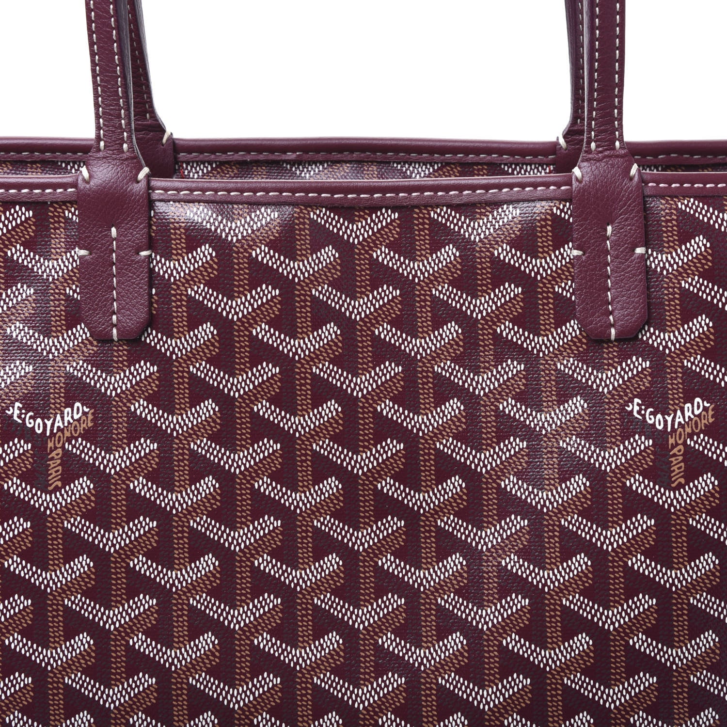 Goyard Goyardine Artois PM Burgundy 10 of 10