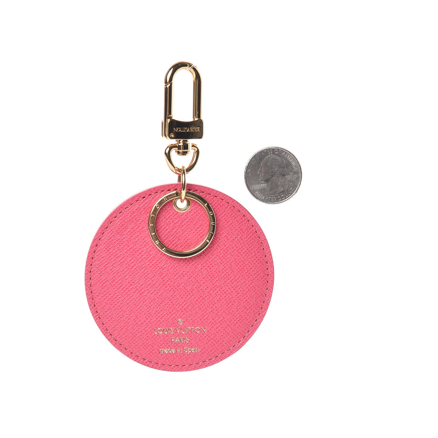 Monogram Illustre V Bag Charm Key Ring Grenade