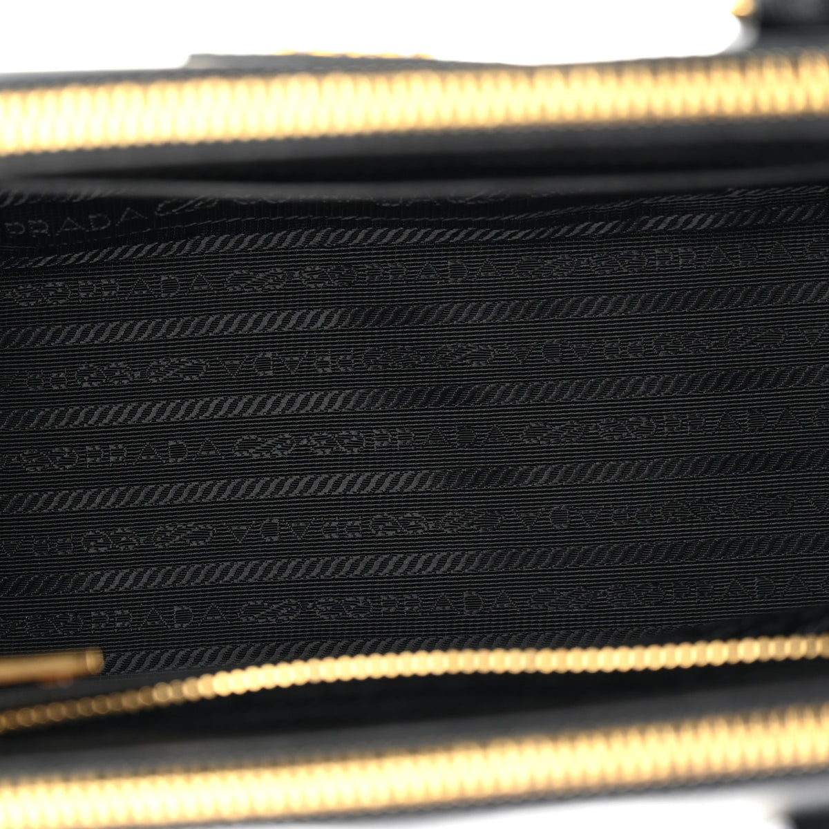 Prada Saffiano Small Galleria Double Zip Tote Black 5 of 9